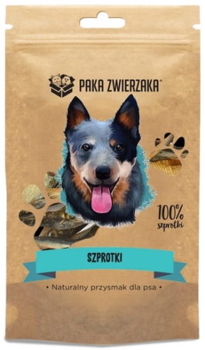 Przejdź do produktu Paka Zwierzaka Szprotki 100% 60g - monobiałkowy przysmak dla psa