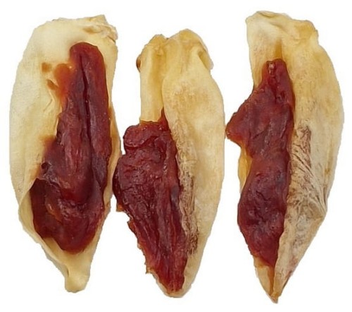 Przejdź do produktu Adbi Uszy królika owinięte kaczką 500g [AL68] – przysmak dla psa