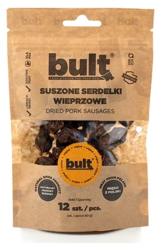 Przejdź do produktu Bult Serdelki wieprzowe 12szt - przysmak dla psa