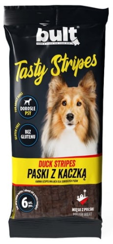 Przejdź do produktu Bult Tasty Stripes Paski z kaczką 6szt - przysmak dla psa