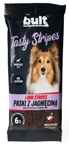 Przejdź do produktu Bult Tasty Stripes Paski jagnięce 6szt - przysmak dla psa