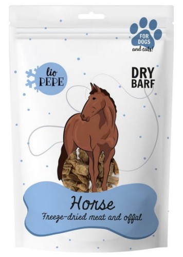 Przejdź do produktu Paka Zwierzaka Lio PEPE Przysmak Horse (wątróbka końska) 60g - monobiałkowy przysmak dla psa