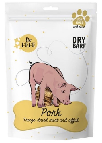 Przejdź do produktu Paka Zwierzaka Lio PEPE Przysmak Pork (Polędwiczka wieprzowa) 60g - monobiałkowy przysmak dla psa
