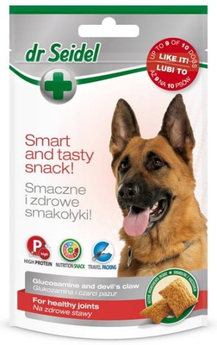 Przejdź do produktu Dr Seidel Smakołyki dla psów na zdrowe stawy 90g - przysmak dla psa