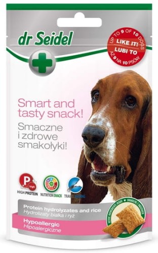 Przejdź do produktu Dr Seidel Smakołyki dla psów hipoalergiczne 90g - przysmak dla psa