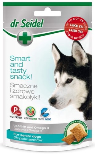 Przejdź do produktu Dr Seidel Smakołyki dla psów seniorów 90g - przysmak dla psa