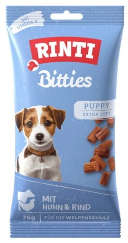 Przejdź do produktu Rinti Bitties Puppy Huhn & Rind - kurczak i wołowina 75g - przysmak dla psa