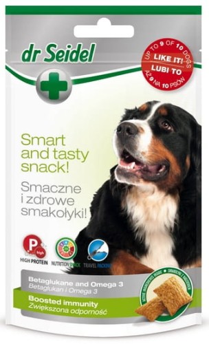 Przejdź do produktu Dr Seidel Smakołyki dla psów odporność 90g - przysmak dla psa