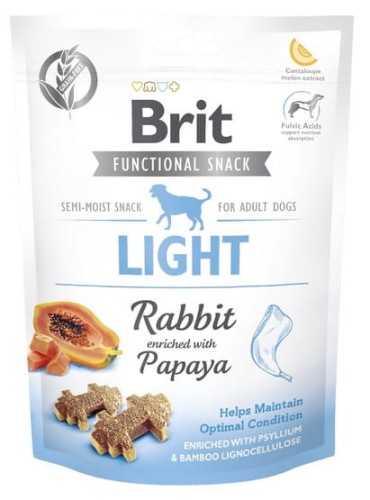 Przejdź do produktu Brit Functional Snack Light Rabbit 150g - przysmak dla psa