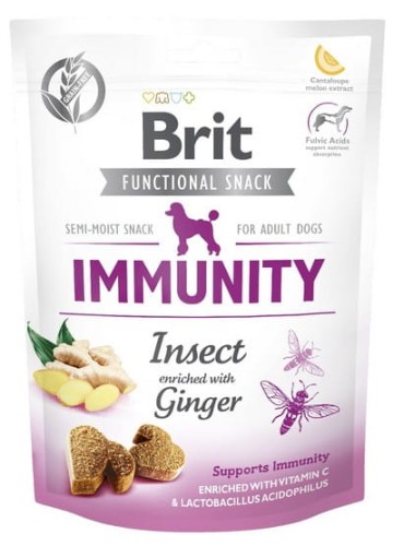 Przejdź do produktu Brit Functional Snack Immunity Insect 150g - przysmak dla psa