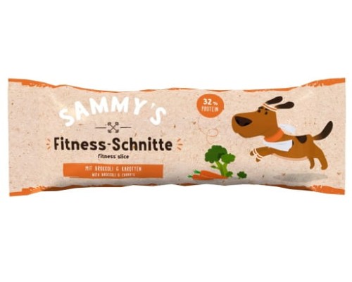 Przejdź do produktu Sammy's Fitness Slice Baton proteinowy Brokuł i marchew 25g - przysmak dla psa