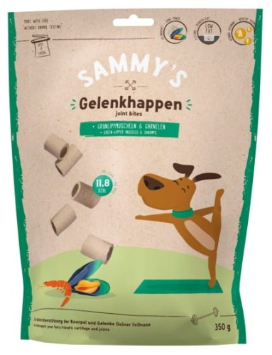Przejdź do produktu Sammy's Joint Bites Paszteciki na stawy Małże i krewetki 350g - przysmak dla psa