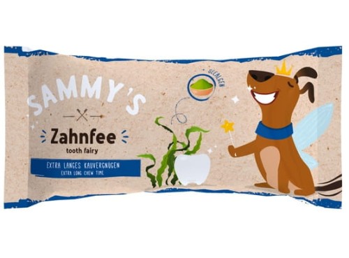 Przejdź do produktu Sammy's Tooth Fairy Dental Snack z algami 60g - przysmak dla psa