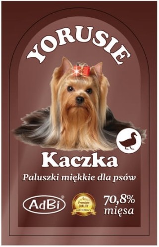 Przejdź do produktu Adbi Yorusie Kabanosy z kaczką 250g - przysmak dla psa