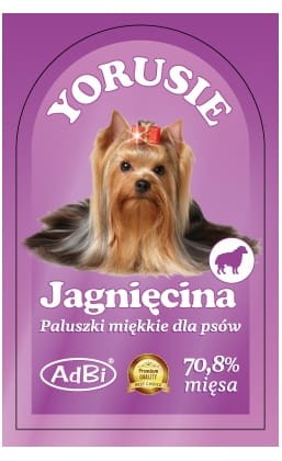Przejdź do produktu Adbi Yorusie Kabanosy z jagnięciną 250g - przysmak dla psa