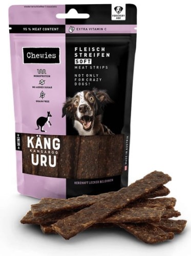 Przejdź do produktu Chewies Meat Strips Soft Mini Kangur 70g - przysmak dla psa