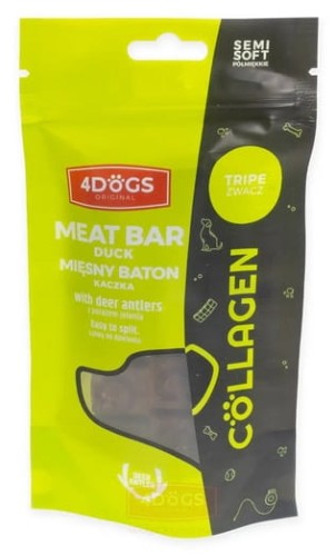 Przejdź do produktu 4DOGS Batony Semi-Soft Żwacz i poroże 2szt - przysmak dla psa