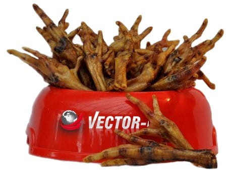 Przejdź do produktu Vector-Food Stopki kurze suszone 5szt - monobiałkowy, naturalny przysmak dla psa