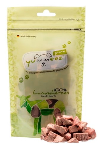 Przejdź do produktu Yummeez Pure Serca jagnięce 35g - przysmak dla psa