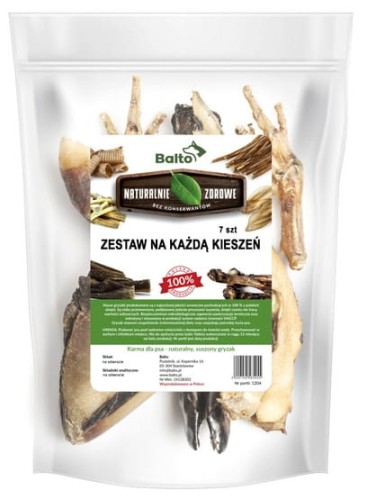 Przejdź do produktu Balto Zestaw gryzaków na każdą kieszeń 7szt - przysmak dla psa