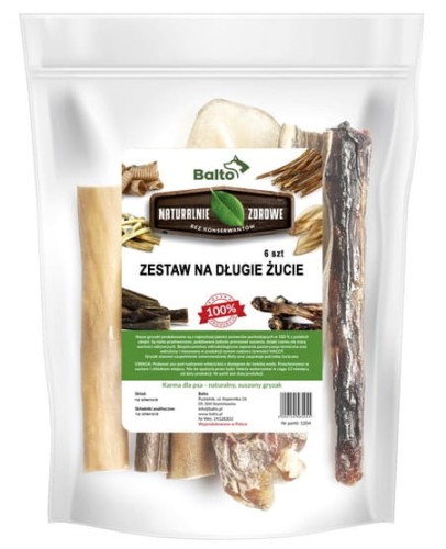 Przejdź do produktu Balto Zestaw gryzaków na długie żucie 6szt - przysmak dla psa
