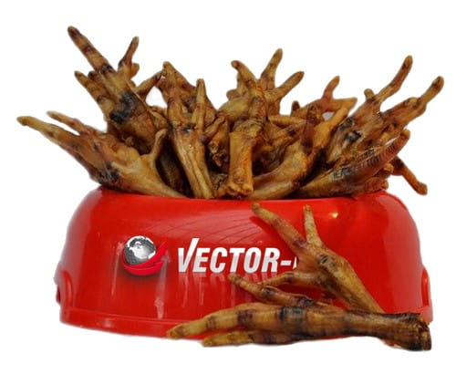 Przejdź do produktu Vector-Food Stopki kurze suszone 1kg - monobiałkowy przysmak dla psa