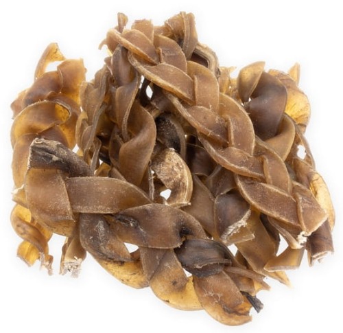 Przejdź do produktu 4DOGS Skóra wielbłąda warkocz 500g - przysmak dla psa