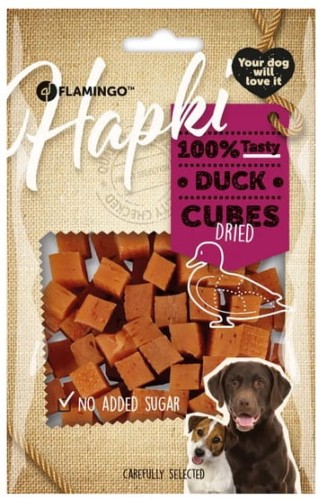 Przejdź do produktu Flamingo Przysmak dla psa Kostki z kaczki 85g - przysmak dla psa