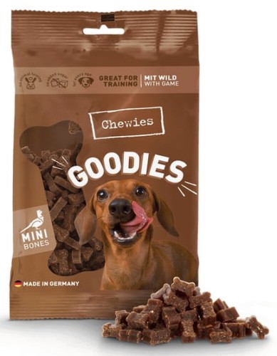 Przejdź do produktu Chewies Goodies (Training) Kosteczki Mini Dziczyzna 125g - przysmak dla psa