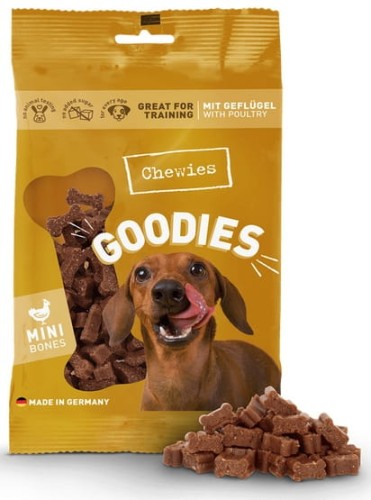 Przejdź do produktu Chewies Goodies (Training) Kosteczki Mini Drób 125g - przysmak dla psa