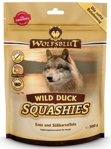 Przejdź do produktu Wolfsblut Dog Squashies Wild Duck - kaczka i bataty 300g - monobiałkowy przysmak dla psa