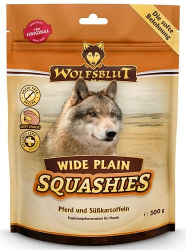 Przejdź do produktu Wolfsblut Dog Squashies Wide Plain - konina i bataty 300g - monobiałkowy przysmak dla psa