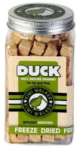 Przejdź do produktu Kiwi Walker Przysmaki liofilizowane 100% kaczka 80g - monobiałkowy przysmak dla psa