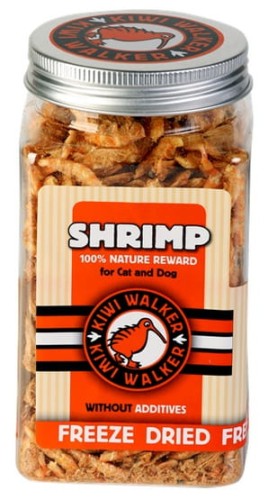 Przejdź do produktu Kiwi Walker Przysmaki liofilizowane 100% krewetki 50g - monobiałkowy przysmak dla psa