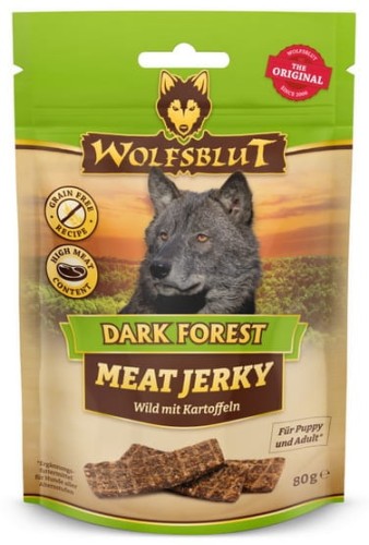 Przejdź do produktu Wolfsblut Dog Meat Jerky Dark Forest 80g - przysmak dla psa