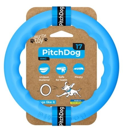 Przejdź do produktu Collar PitchDog17 Pierścień do aportowania 17cm niebieski - zabawka dla psa