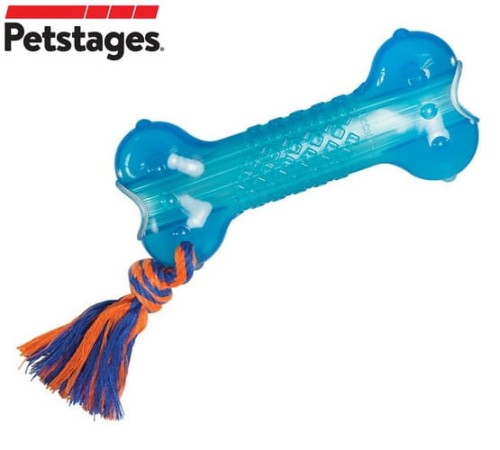 Przejdź do produktu Petstages Orka Kość z sznurem PS230 - zabawka dla psa