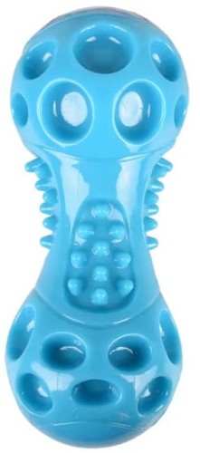 Przejdź do produktu Flamingo Wido TPR Hantel niebieski 14cm [519494] - zabawka dla psa