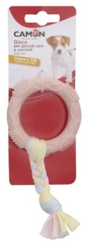 Przejdź do produktu Camon TPR ring z warkoczem 7cm - zabawka dla psa