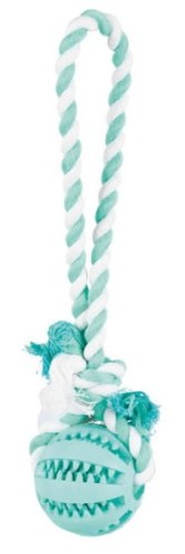 Przejdź do produktu Trixie Piłka Dentafun ze sznurem 7cm/24cm [TX-3299] - zabawka dla psa