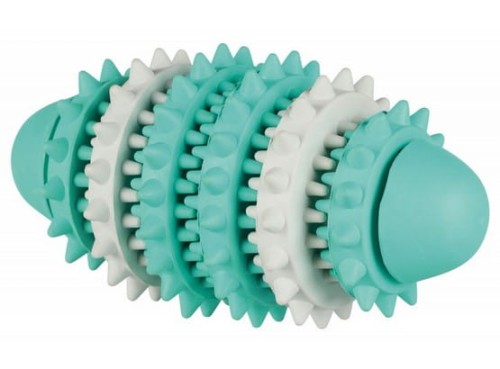 Przejdź do produktu Trixie Piłka Dentafun Rugby z wypustkami 15cm [TX-33132] - zabawka dla psa