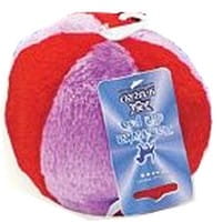 Przejdź do produktu Yarro piłka pluszowa czerwono-fioletowa 12cm [Y0026] - zabawka dla psa