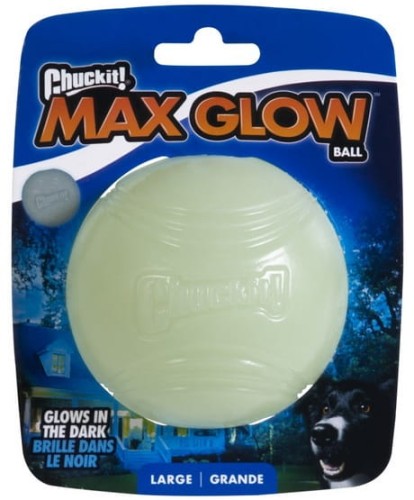 Przejdź do produktu Chuckit! Max Glow Ball Large [32314] - zabawka dla psa