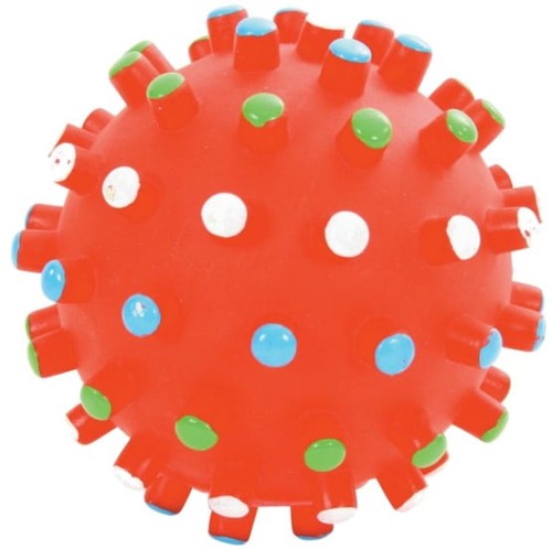 Przejdź do produktu Zolux piłka z wypustkami 10cm [480784] - winylowa zabawka dla psa