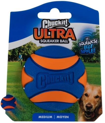 Przejdź do produktu Chuckit! Ultra Squeaker Ball Medium [52068] - zabawka dla psa