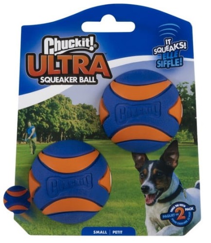 Przejdź do produktu Chuckit! Ultra Squeaker Ball Small 2pak [31537] - zabawka dla psa