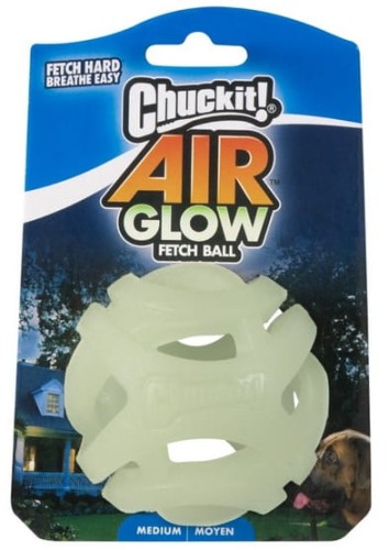 Przejdź do produktu Chuckit! Max Glow Air Fetch Ball Medium [36189] - zabawka dla psa