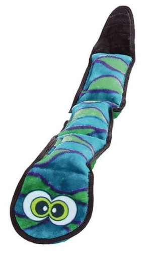 Przejdź do produktu Outward Hound Invincibles Snake blue/green 3 piszczałki [32067] - zabawka dla psa