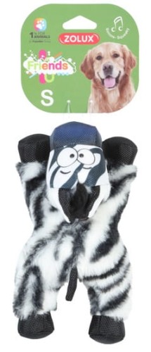 Przejdź do produktu Zolux Friends Zebra Caleb S [480525] - pluszowa zabawka dla psa
