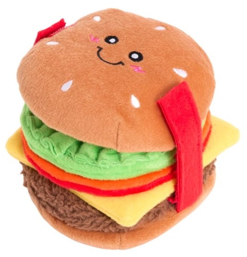 Przejdź do produktu ZippyPaws Pluszowa zabawka dla psa Snufflerz Cheeseburger [ZP1150] - zabawka dla psa